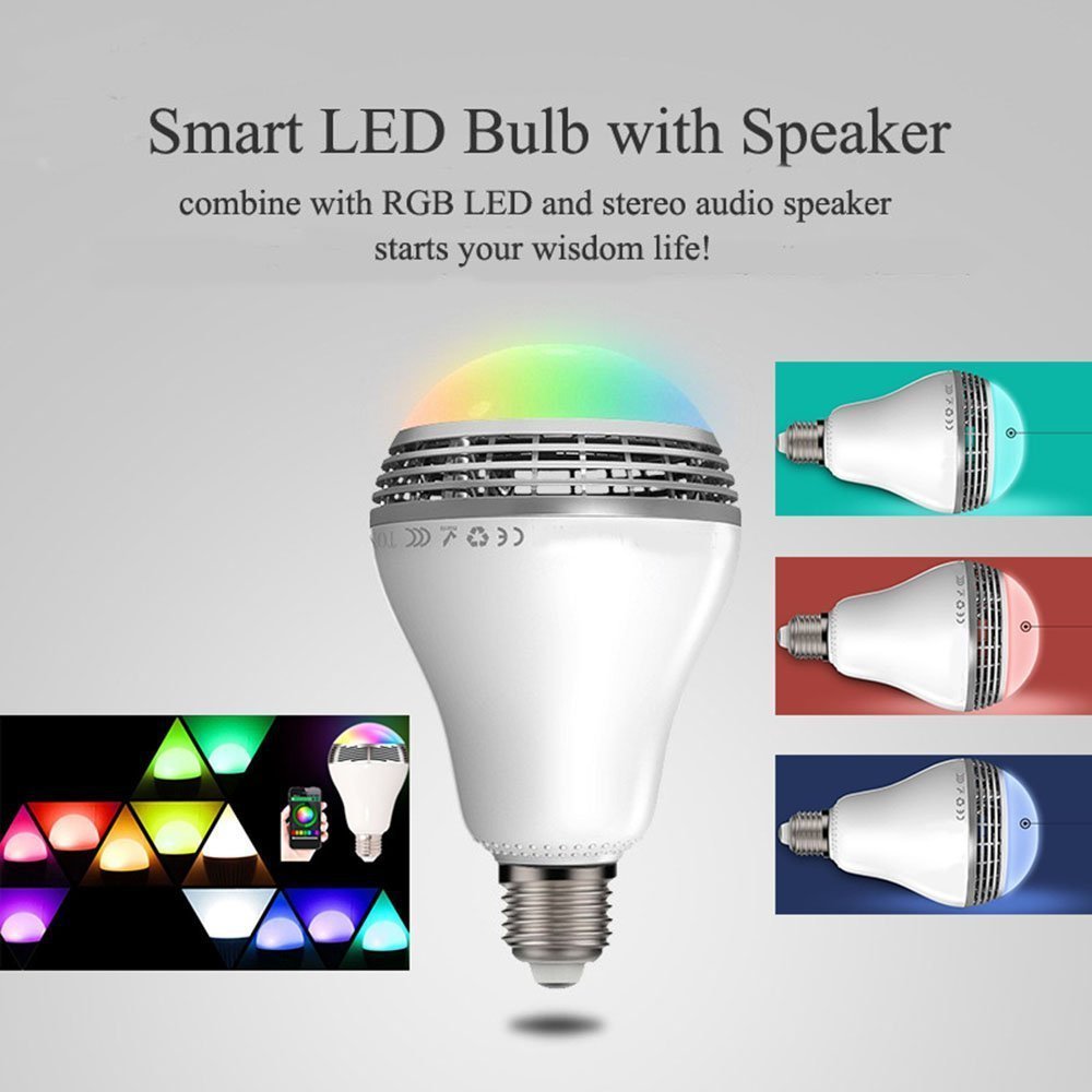 Creative Home LED Smart Bluetooth Speaker Bulb