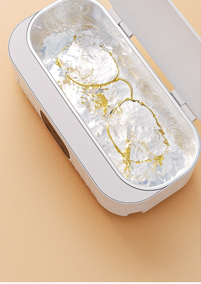 Small Portable Ultrasonic Cleaner for  Jewelry, Glasses