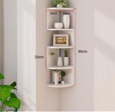 Creativity Lattice Wall Corner Shelf