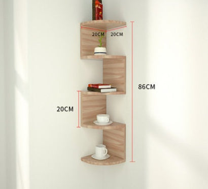 Creativity Lattice Wall Corner Shelf