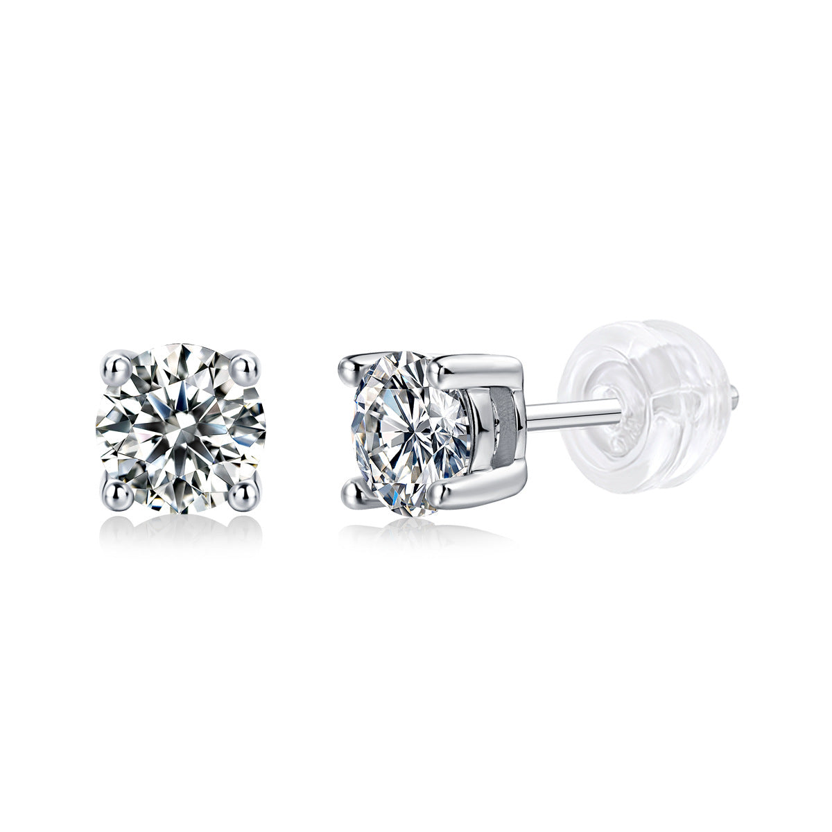 Radiant Love Diamond Stud Earrings