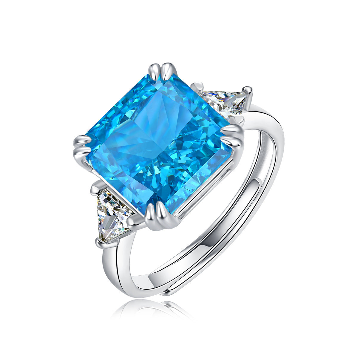 Enchantment Radiant Color Stone Ring