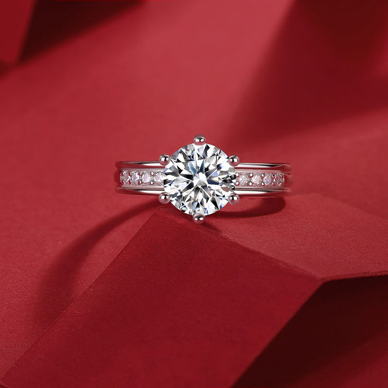 Evergrow Raised Diamond Promise Ring