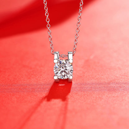 Floating Sway Solitaire Necklace