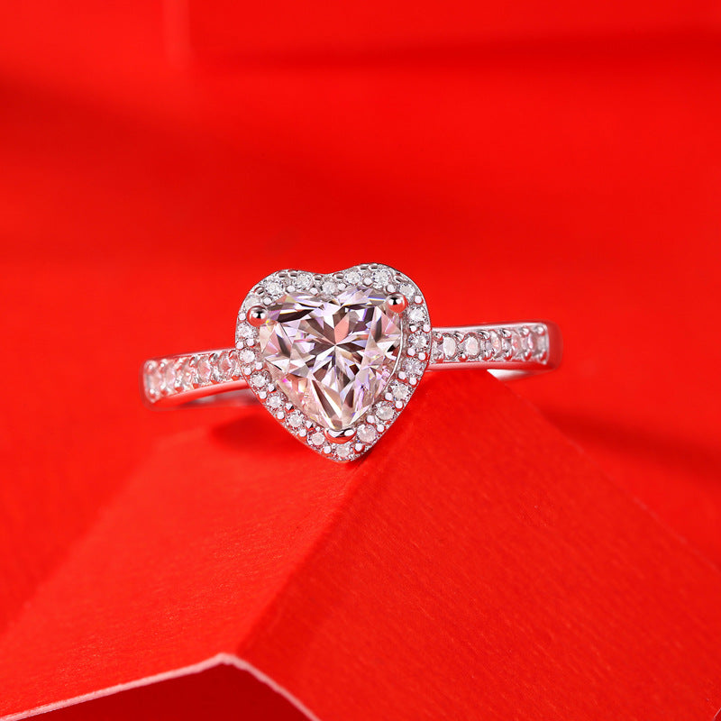 Heart Halo Embrace Anniversary Ring