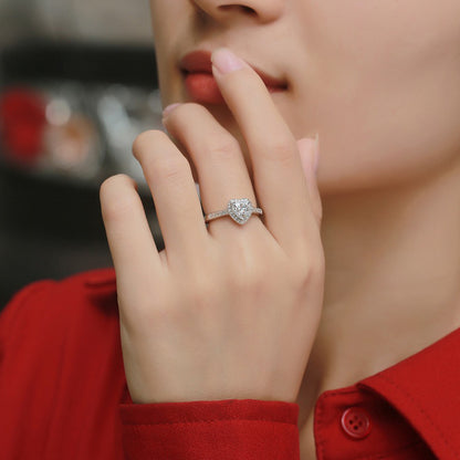 Heart Halo Embrace Anniversary Ring