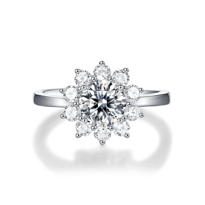 Snowflake Bloom Diamond Ring