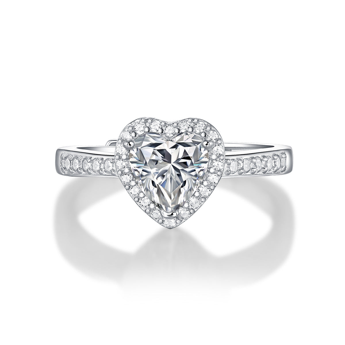 Heart Halo Embrace Anniversary Ring