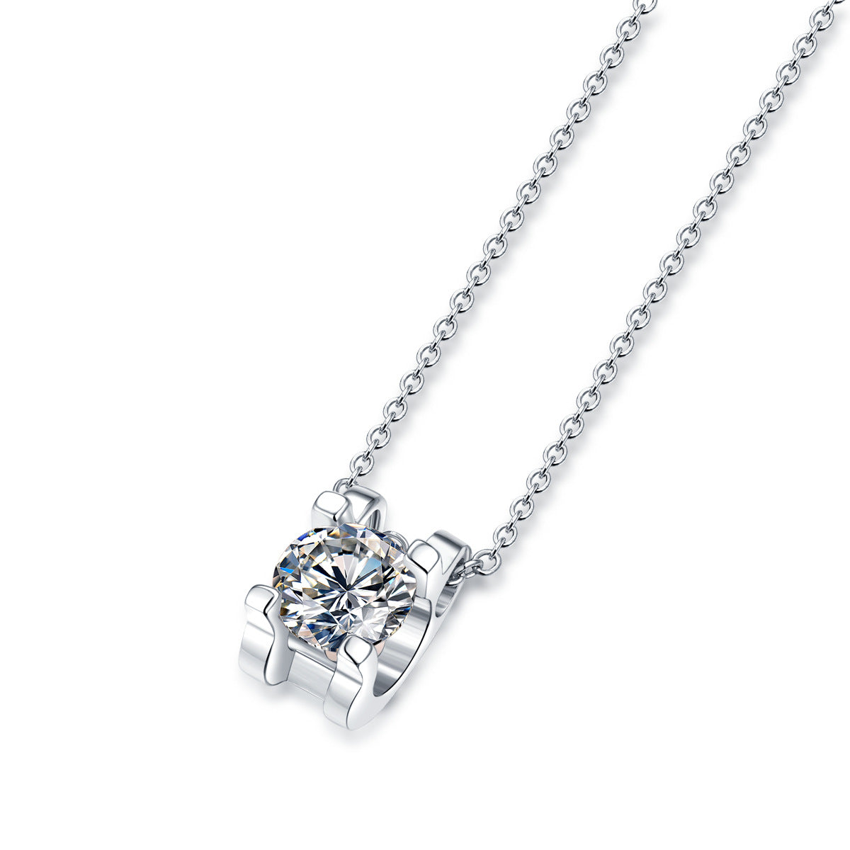 Floating Sway Solitaire Necklace