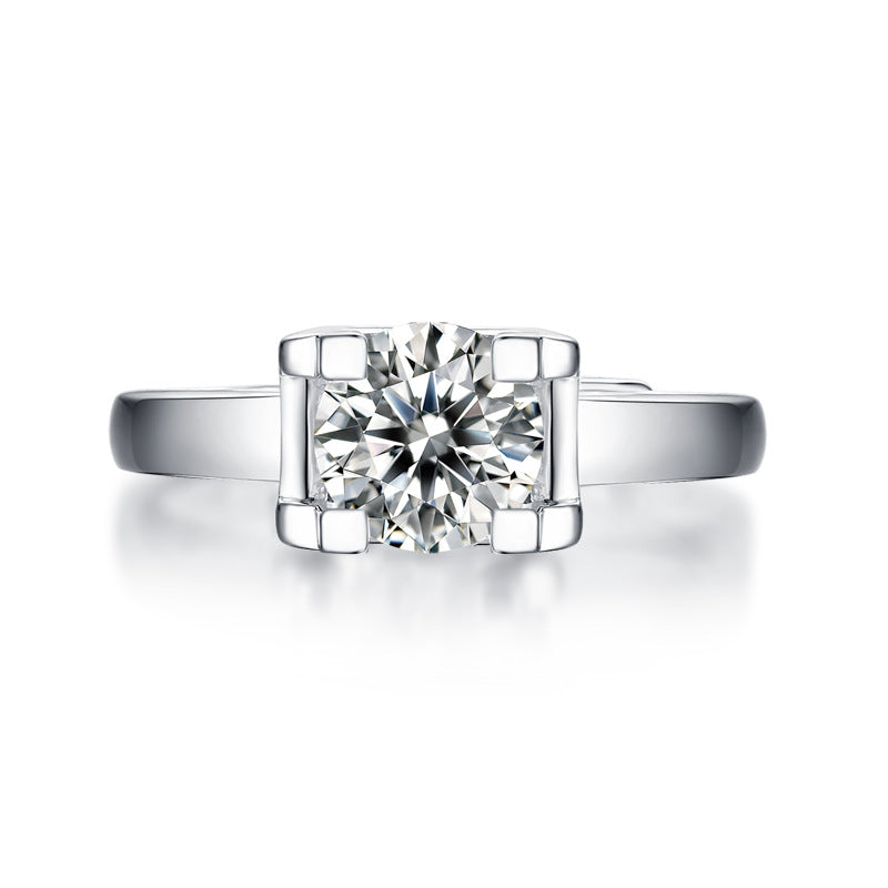 Floating Sway Solitaire Ring