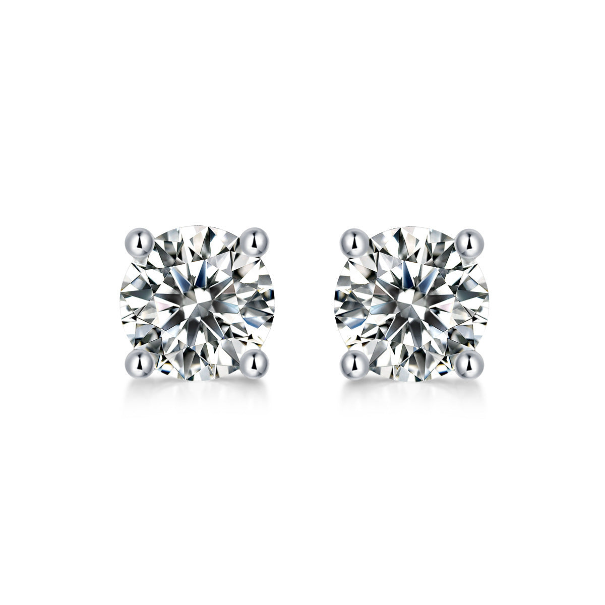 Radiant Love Diamond Stud Earrings