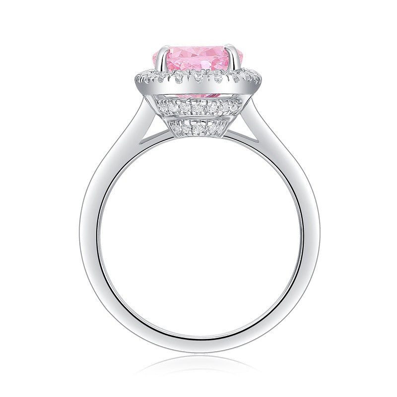 Rosé Halo Delight Ring