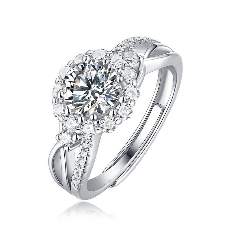 Floral Serenade Engagement Ring