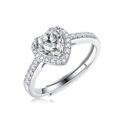 Heart Halo Embrace Anniversary Ring