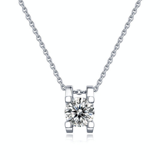 Floating Sway Solitaire Necklace