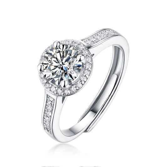 Opulent Halo Engagement Ring