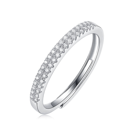 Celestial Crescent II Wedding Band