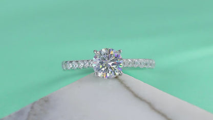 Grace Halo Engagement Ring